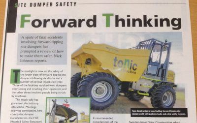 We’re in Construction Plant News magazine